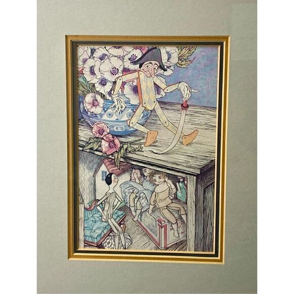 Arthur Rackham Poor Cecco Book Illustration In The Toy Cupboard Framed Print - Picture 2 of 6